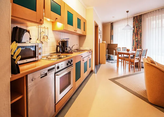 Duenenpark - Komfort Mit 1 Schlafzimmer Und Terrasse Im Erdgeschoss 002 빈츠